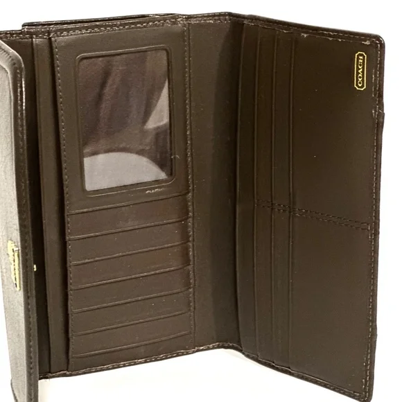 Coach Madison Wallet Brown Leather - Picture 7 of 10